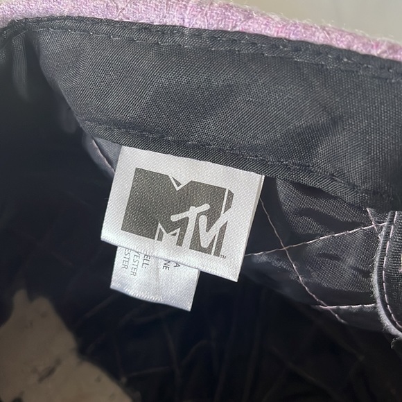 MTV quilted purple women’s baseball hat - Picture 3 of 4